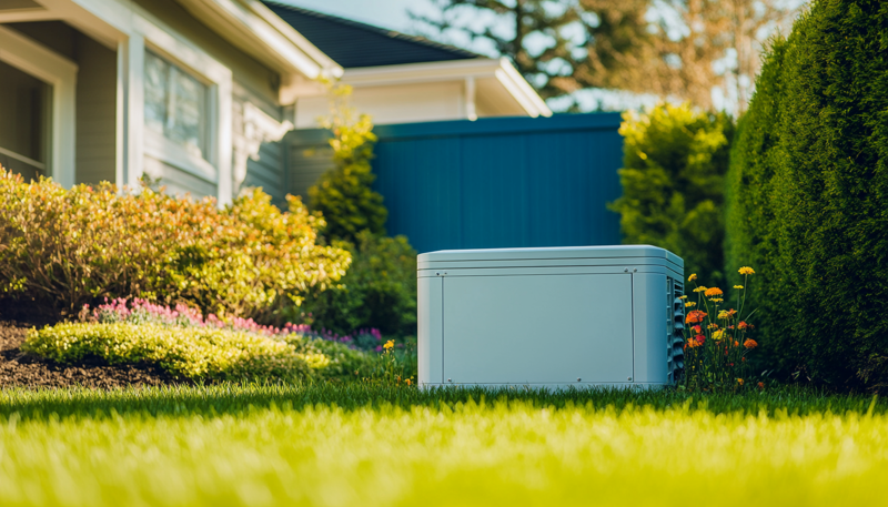 A whole home generator